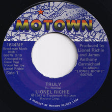 画像をギャラリービューアに読み込む, Lionel Richie - Truly / Just Put Some Love In Your Heart (7 inch Record / Used)