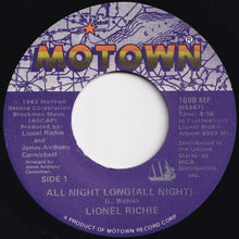 Load image into Gallery viewer, Lionel Richie - All Night Long (All Night) / Wandering Stranger (7 inch Record / Used)
