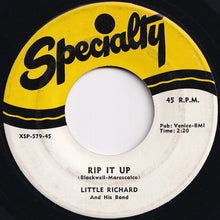 Load image into Gallery viewer, Little Richard And His Band - Rip It Up / Ready Teddy (7 inch Record / Used)