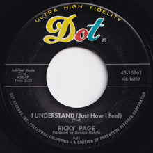 Load image into Gallery viewer, Ricky Page - Every Time (You're Mine) / I Understand (Just How You Feel) (7 inch Record / Used)