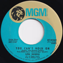 画像をギャラリービューアに読み込む, Lou Rawls - A Natural Man / You Can't Hold On (7 inch Record / Used)