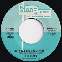 画像をギャラリービューアに読み込む, Rimshots - Do What You Feel (Part 1) / (Part 1) (7 inch Record / Used)