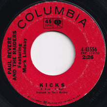 Load image into Gallery viewer, Paul Revere And The Raiders - Kicks / Shake It Up (7 inch Record / Used)