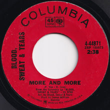 画像をギャラリービューアに読み込む, Blood, Sweat & Tears - Spinning Wheel / More And More (7 inch Record / Used)