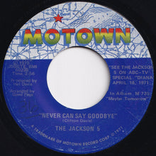 画像をギャラリービューアに読み込む, Jackson 5 - Never Can Say Goodbye / She's Good (7 inch Record / Used)