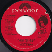 画像をギャラリービューアに読み込む, James Brown - Funky President (People It's Bad) / Coldblooded (7 inch Record / Used)