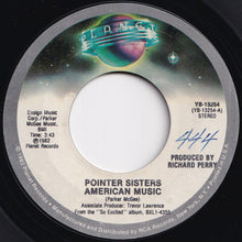 画像をギャラリービューアに読み込む, Pointer Sisters - American Music / I Want To Do It With You (7 inch Record / Used)