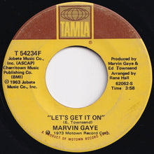 Load image into Gallery viewer, Marvin Gaye - Let's Get It On / I Wish It Would Rain (7 inch Record / Used)