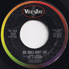 画像をギャラリービューアに読み込む, 4 Seasons - Big Girls Don't Cry / Connie-O (7 inch Record / Used)