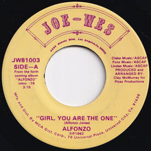 画像をギャラリービューアに読み込む, Alfonzo - Girl, You Are The One / Lowdown (7 inch Record / Used)