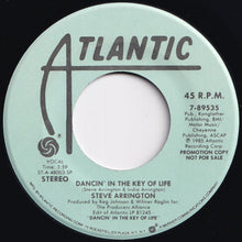画像をギャラリービューアに読み込む, Steve Arrington - Dancin' In The Key Of Life / Dancin' In The Key Of Life (7 inch Record / Used)