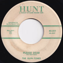 Load image into Gallery viewer, Quin-Tones - Down The Aisle Of Love / Please Dear (7 inch Record / Used)