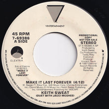 Load image into Gallery viewer, Keith Sweat - Make It Last Forever (LP Edit) / (LP Edit) (7 inch Record / Used)
