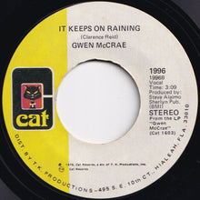 Load image into Gallery viewer, Gwen McCrae - Rockin' Chair / It Keeps On Raining (7 inch Record / Used)