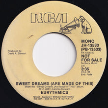 Load image into Gallery viewer, Eurythmics - Sweet Dreams (Are Made Of This) (Stereo) / (Mono) (7 inch Record / Used)