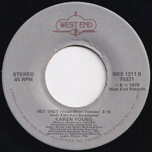 画像をギャラリービューアに読み込む, Karen Young - Hot Shot (Vocal-Long Version) / (Vocal-Short Version) (7 inch Record / Used)