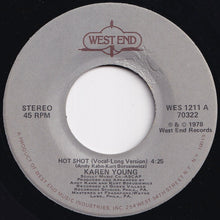 画像をギャラリービューアに読み込む, Karen Young - Hot Shot (Vocal-Long Version) / (Vocal-Short Version) (7 inch Record / Used)