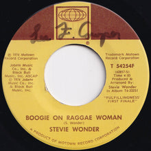 画像をギャラリービューアに読み込む, Stevie Wonder - Boogie On Raggae Woman / Seems So Long (7 inch Record / Used)