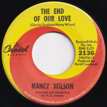 画像をギャラリービューアに読み込む, Nancy Wilson - Face It Girl, It's Over / The End Of Our Love (7 inch Record / Used)
