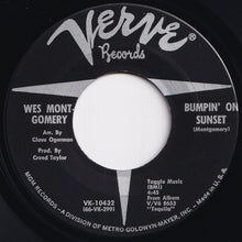 Load image into Gallery viewer, Wes Montgomery - Bumpin' On Sunset / Tequila (7 inch Record / Used)