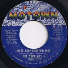 Load image into Gallery viewer, Supremes, Four Tops - River Deep - Mountain High / Together We Can Make Such Sweet Music (7 inch Record / Used)