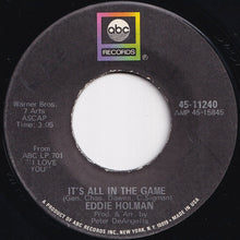 画像をギャラリービューアに読み込む, Eddie Holman - Hey There Lonely Girl / It's All In The Game (7 inch Record / Used)