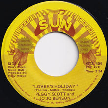 Load image into Gallery viewer, Peggy Scott & Jo Jo Benson - Lover's Holiday / Pickin' Wild Mountain Berries (7 inch Record / Used)