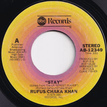 画像をギャラリービューアに読み込む, Rufus & Chaka Khan - Stay / Change Your Ways (7 inch Record / Used)