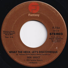 画像をギャラリービューアに読み込む, Side Effect - There She Goes Again / What The Heck, Let's Discotheque (7 inch Record / Used)