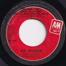 Load image into Gallery viewer, Joe Jackson - You Can't Get What You Want (Till You Know What You Want) / Cha Cha Loco (7 inch Record / Used)