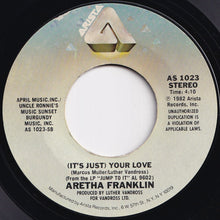 Load image into Gallery viewer, Aretha Franklin - Love Me Right / (It's Just) Your Love (7 inch Record / Used)
