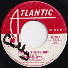 画像をギャラリービューアに読み込む, Barbara Lewis - I'm All You've Got / You're A Dream Maker (7 inch Record / Used)
