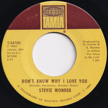 Load image into Gallery viewer, Stevie Wonder - My Cherie Amour / I Don't Know Why (7 inch Record / Used)