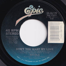 Load image into Gallery viewer, Luther Vandross / Nicole - Give Me The Reason / Don't You Want My Love (7 inch Record / Used)