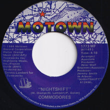 Load image into Gallery viewer, Commodores - Nightshift / I Keep Running (7 inch Record / Used)