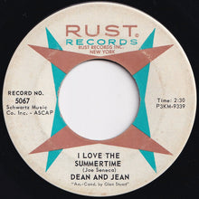 Load image into Gallery viewer, Dean And Jean - Tra La La La Suzy / I Love The Summertime (7 inch Record / Used)