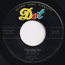 Load image into Gallery viewer, Shields - You Cheated / That's The Way It's Gonna Be (7 inch Record / Used)