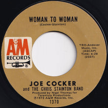 画像をギャラリービューアに読み込む, Joe Cocker - Woman To Woman / Midnight Rider (7 inch Record / Used)