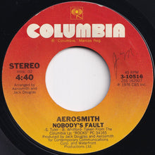 Load image into Gallery viewer, Aerosmith - Back In The Saddle / Nobody's Fault (7 inch Record / Used)