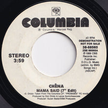 画像をギャラリービューアに読み込む, Chena - Mama Said (7" Edit) / (7" Edit) (7 inch Record / Used)
