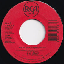 画像をギャラリービューアに読み込む, A'me Lorain / Barrance Whitfield And The Savages - Whole Wide World / Stop Twistin' My Arm (7 inch Record / Used)