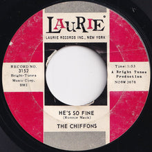 Load image into Gallery viewer, Chiffons - He's So Fine / Oh My Love (7 inch Record / Used)
