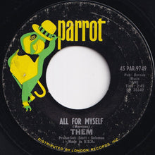 画像をギャラリービューアに読み込む, Them - Here Comes The Night / All For Myself (7 inch Record / Used)