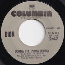 画像をギャラリービューアに読み込む, Dion - Ruby Baby / Donna The Prima (7 inch Record / Used)