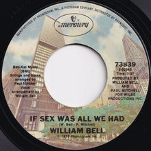 Load image into Gallery viewer, William Bell - Tryin' To Love Two / If Sex Was All We Had (7 inch Record / Used)