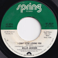 画像をギャラリービューアに読み込む, Millie Jackson - I Can't Stop Loving You / Loving You (7 inch Record / Used)
