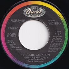 画像をギャラリービューアに読み込む, Freddie Jackson - You Are My Lady / I Wanna Say I Love You (Special Theme Version) (7 inch Record / Used)
