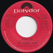 画像をギャラリービューアに読み込む, Ray, Goodman & Brown - Special Lady / Deja Vu (7 inch Record / Used)