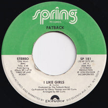 画像をギャラリービューアに読み込む, Fatback - Get Out On The Dance Floor / I Like Girls (7 inch Record / Used)