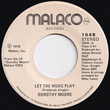 画像をギャラリービューアに読み込む, Dorothy Moore - Let The Music Play / 1-2-3 (You And Me) (7 inch Record / Used)